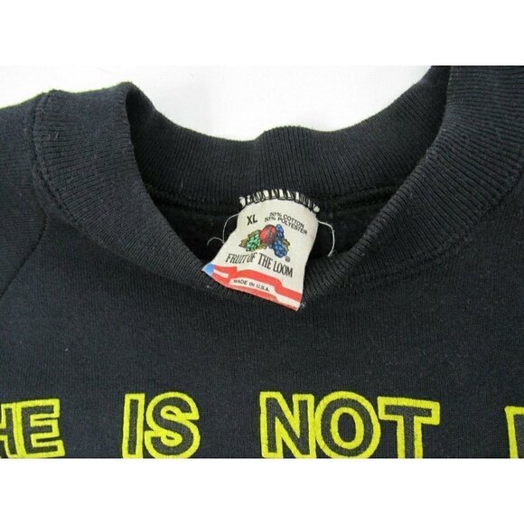 Vtg Hes Not Heavy My Brother Crewneck Sweatshirt XL USA Made Civil‎ Rights Army - Picture 3 of 7